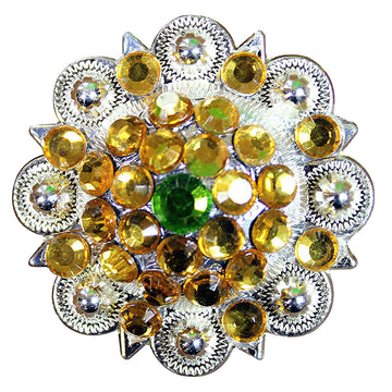 Citper Gold Crystals Berry Headstall Saddle Cowgirl Hilason